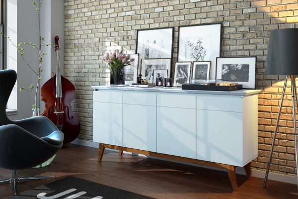 Buffet 1.6 branco acetinado