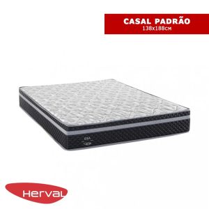 COLCHÃO CASAL HERVAL IDEA MOLAS ENSACADAS - 138X188x22CM
