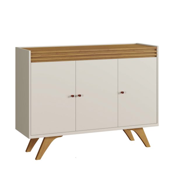 Buffet 3 Portas Off White/Naturalle Sevilha - Imagem 3