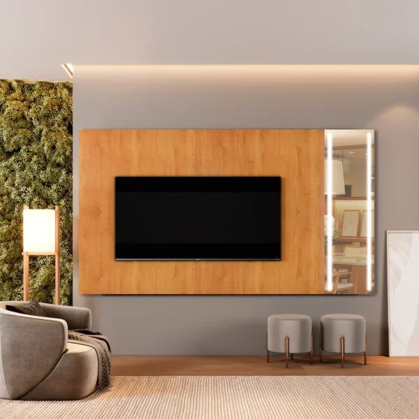 Painel Vitrum 218 com Espelho Led Naturale - Imagem 5
