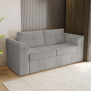 SOFA KAPPES HELIOS 2,10M BOUCLE CINZA TEC.A056