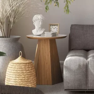 MESA LATERAL PE HEXAG. 50CM OFF WHITEFREIJO