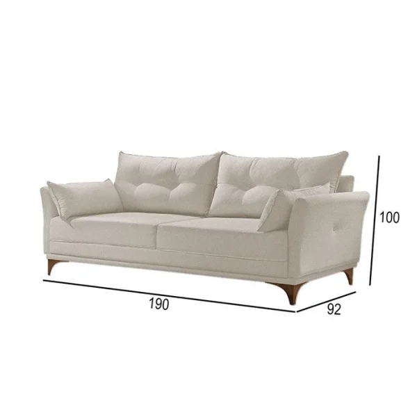 SOFA MARTINS  PES MADEIRA 190,0 - Imagem 3