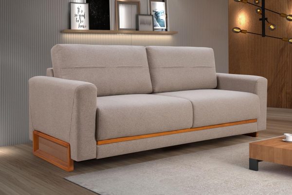 SOFA PRIMOR PAVIA 2,14M 3LUG. C/RATTAN