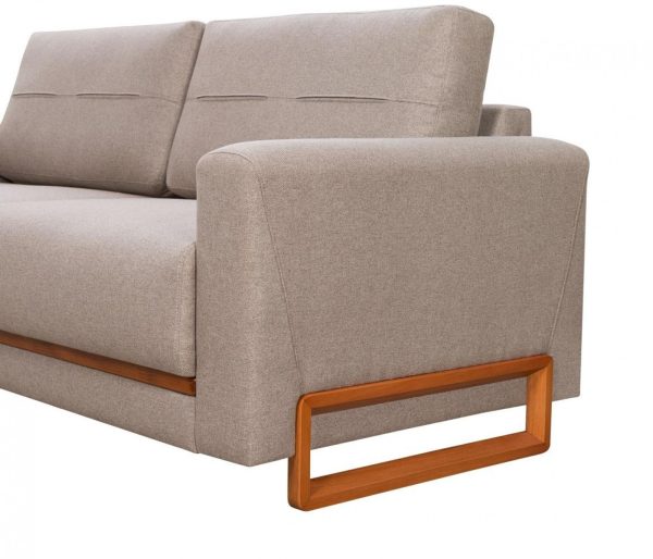 SOFA PRIMOR PAVIA 2,14M 3LUG. C/RATTAN - Imagem 2