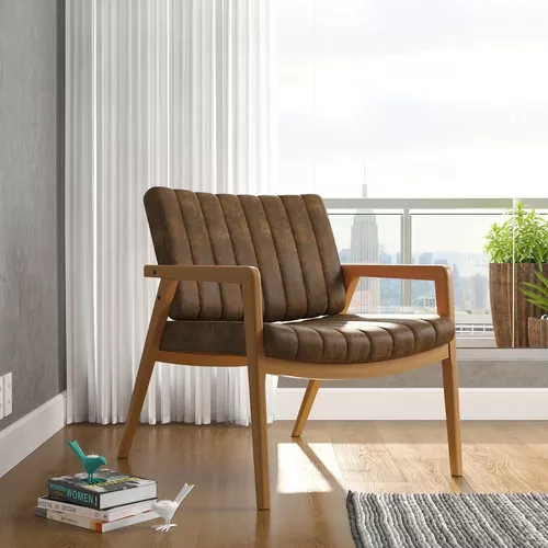 POLTRONA UXUA 521 NOBUCK MARRON