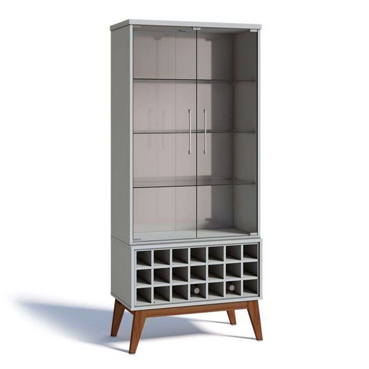CRISTALEIRA CLASSID AD IM. ARC 73X1,65X38 OFF WHITE 23011